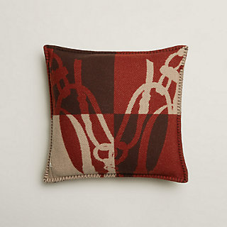 クッション 《ブリッド・ドゥ・ガラ》 - ブラック | Hermès - エルメス